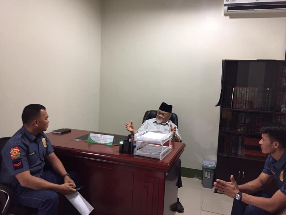 Cotabato City Police Coordinate with The Mufti to Police ’Extremisms’ in this City