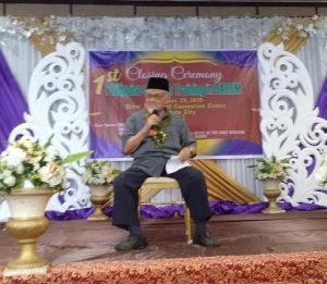 Mufti speaks before the 1st Closing Ceremony of Philippine Shari’ah Training in BARMM