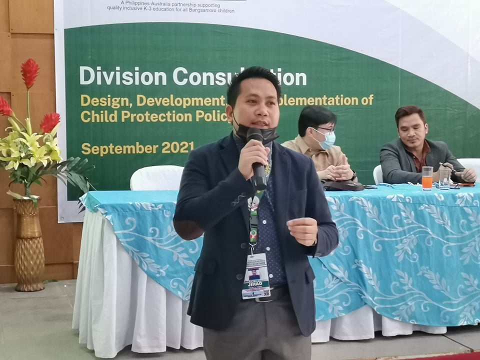 Consultation for the design, development and implementation of a child protection policy